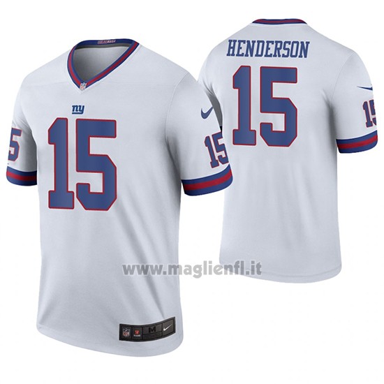 Maglia NFL Legend New York Giants Quadree Henderson Bianco Color Rush